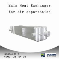 Cryogenic main heat exchanger for air separation