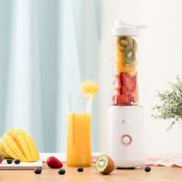 Juicer household, portable, multi-function smoothie juicer, mini electric juicer cup double cup, auxiliary food processor, original juicer,2098 runyu bai