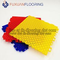 outdoor indoor pp interlocking badminton court flooring