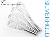 Very good price 8 Line 201# Durable Stainless Steel Egg Whisks