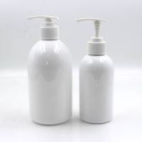 250ml 500ml 8oz 16oz White Boston Round Hand Washing Shampoo Handwash Liquid Soap Pump Bottle