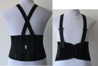 Industrial Back Support Brace with shoulder belts and support splint