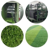 Artifical football grass lawn making machine