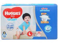 Hugies Dry baby diapers.