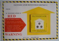Tiltindicator (tiltwtach / tip n tell) with our own techonolgies