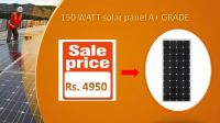 150 WATT solar panel A+ GRADE