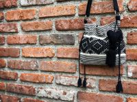 Handmade cotton shoulder bags