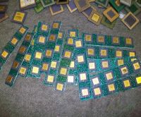 Ceramic cpu scrap for gold recovery and scrap motherboards available