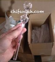BUY WHOLESALE Double Bubble Glass Oil Burner Pipe