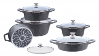 Die cast Aluminum non stick diamond cookware