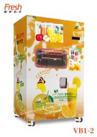 new hot sale Orange fresh juice mutilfunction Automatic squeeze Vending Machine with cleaning System for apple juice