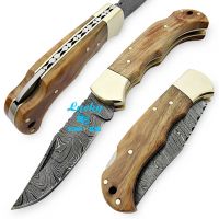 Damascus Folding Knife