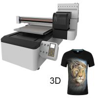 Glass, Plastic and All Materials Is No Problem, 3D Effect, Cheapest 60cm X 90cm UV Digital Printer