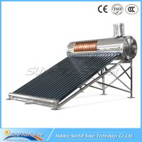 300L Copper coil pressurized stainless steel solar water heater