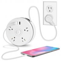 Enrolchain Power Strip With 4 AC