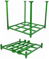 Foldable collapsible stacking stackable assembly Racks Pallet Stillage Storage Logistic Transportation Tyres Textile Roll