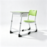 school desks and chairs