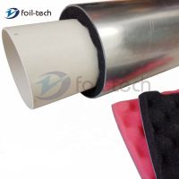 Acoustic pipe insulation mass loaded vinyl