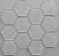 Waterjet Glass Mosaic - MD-1013HEXMS1P