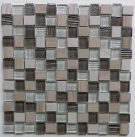 Glass and Stone Mosaic - MD-0411WEAVEMS1P