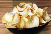 Cassava chips and banana chips