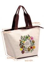 Canvas Shopping Tote Bag 