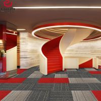 Colorful Customized pvc or bitumen backing commercial carpet tile office carpet tile for home hotel commercial carpet tiles