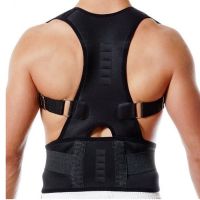 Magnetic Therapy Back Posture Corrector Brace Humpback Correction Shoulder Lumbar Support Belt Magnet Massage Spine Pain Relief Support Correcteur De Posture