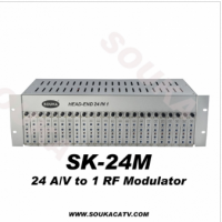 24 In 1 Analog Fixed Channel Modulator Headend