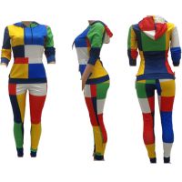 Colorful Pullover Sweatsuit Bulk Custom Tracksuit 