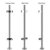 Oem Stainless Steel Balustrades Glass Fencing