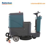 ride-on micro scrubber retail stores clean floor scrubber medium spaces hospital cleaning