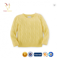 Colorful Kids Cashmere Cable Knit Sweater