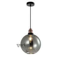 Glass pendant lamp