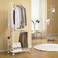 Moveable Plus clothes rack