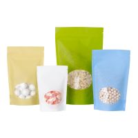 biodegradable kraft paper zip lock bag