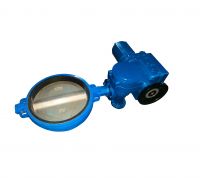 Electric motorized servo soft seal wafer butterfly valve price list