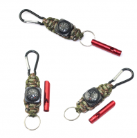 Wholesale Outdoor Disaster Equipment Keychain With