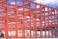 Workshop steel building, steel structure, steel framework