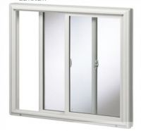 Construction Material Cleanroom 5mm Tempered Glass Aluminum Alloy Frame Sliding Window