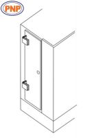 PNP881N Wall To Glass 90 Degree