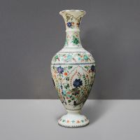 HANDCRAFTED SEMI PRECIOUS VASE