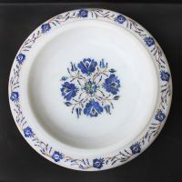 MARBLE VASE INSERT OF SEMI PRECIOUS