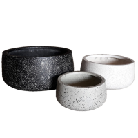 Terrazzo Plant Pot - Outdoor Granite Planters - Pebble Pots - Garden Planter - Pottery Wholesale