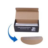 Silver disposable embossed hairdressing aluminum foil roll