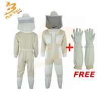 Beekeeping Equipment Bee Protective Hooded Suit Heavy-Duty Bee Suit