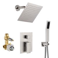 Hot sale Brushed Nickel Rain Shower Faucets