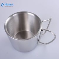 Hangzhou homii Industry stainless steel double wall coffee thermos cup set insulated flask coffee tumblers wine mug
