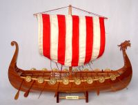 DRAKKAR VIKING WOODEN MODEL BOAT HIGH QUALITY MADE IN VIETNAM