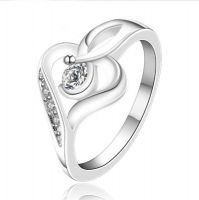 1ct Heart Shaped Moissanite Ring